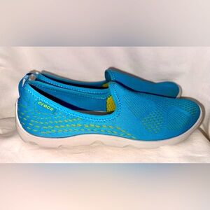Crocs Blue Slip-On Shoes light weight. Like new